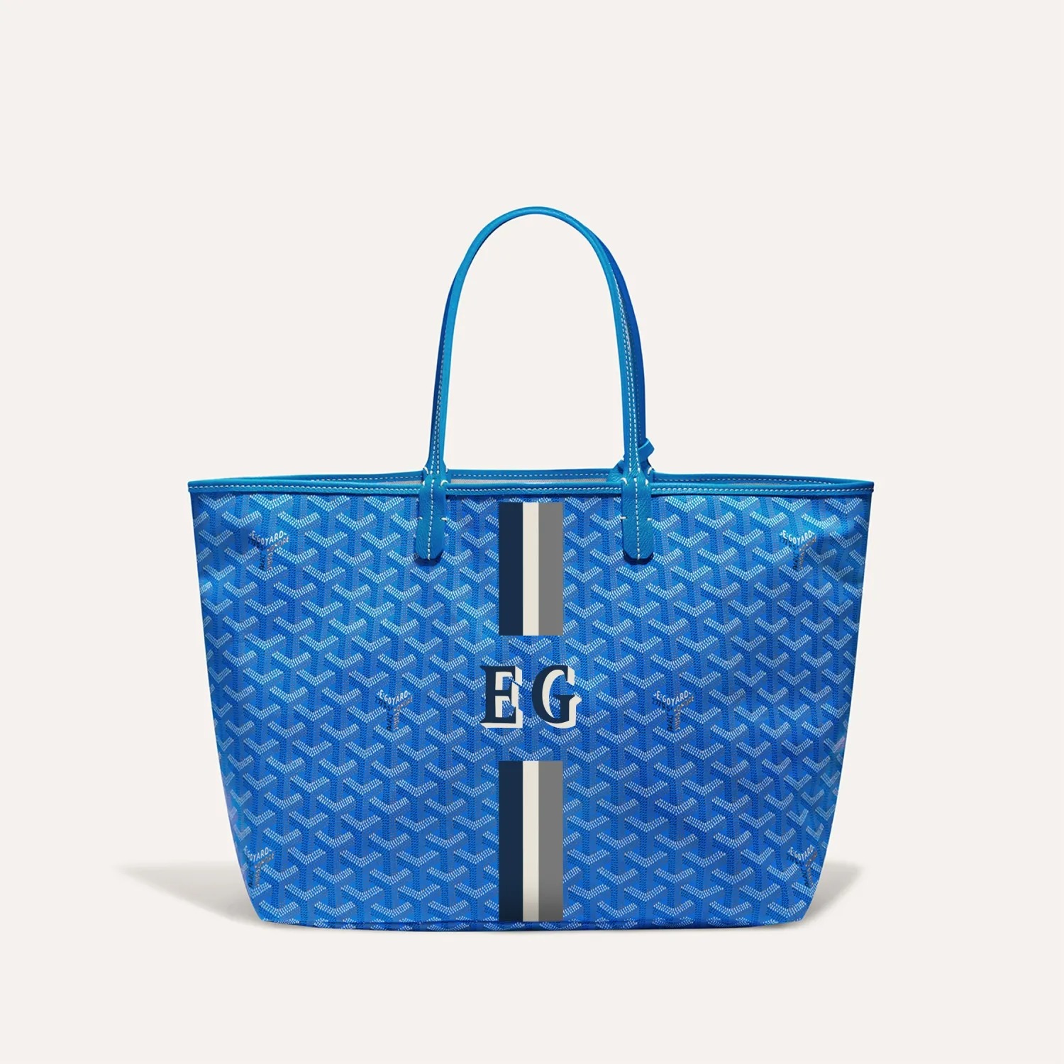 Goyard Saint Louis PM Bag Stripes and Lnitials - Image 2